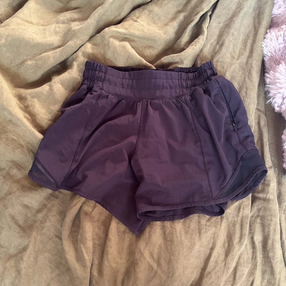 lululemon athletica Black Hotty Hot Athletic Shorts